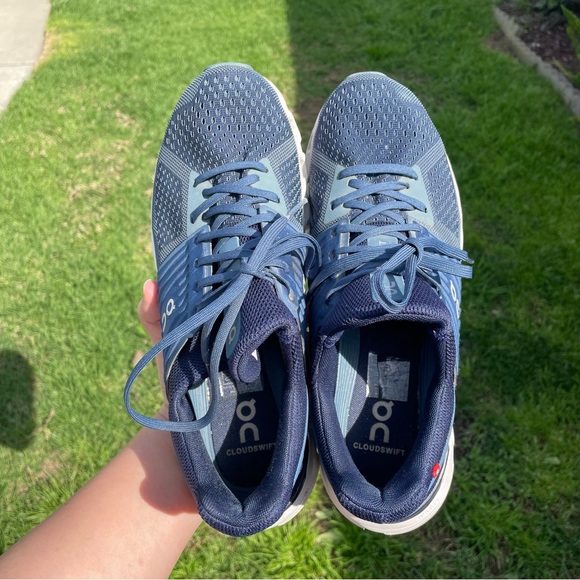 EUC On Cloud Men’s Cloudswift Blue
Running Shoes Size 9.5 - Picture 14 of 14